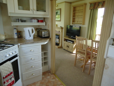 Olcote Farm Static Caravan Kitchen